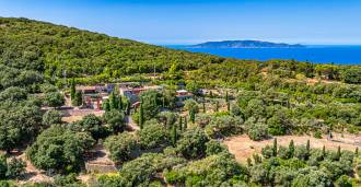 Vila Džo Pomodoro su vaizdu į jūrą Monte Argentario mieste