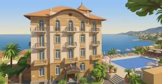 Prestižinis viešbutis pirmoje linijoje Forte dei Marmi pardavimui